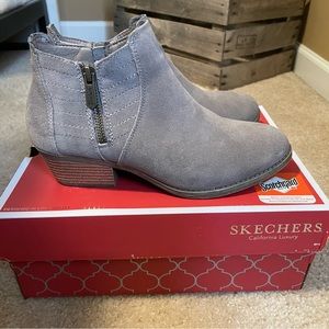 Sketchers Memory Foam Ankle Boots, Size 8
